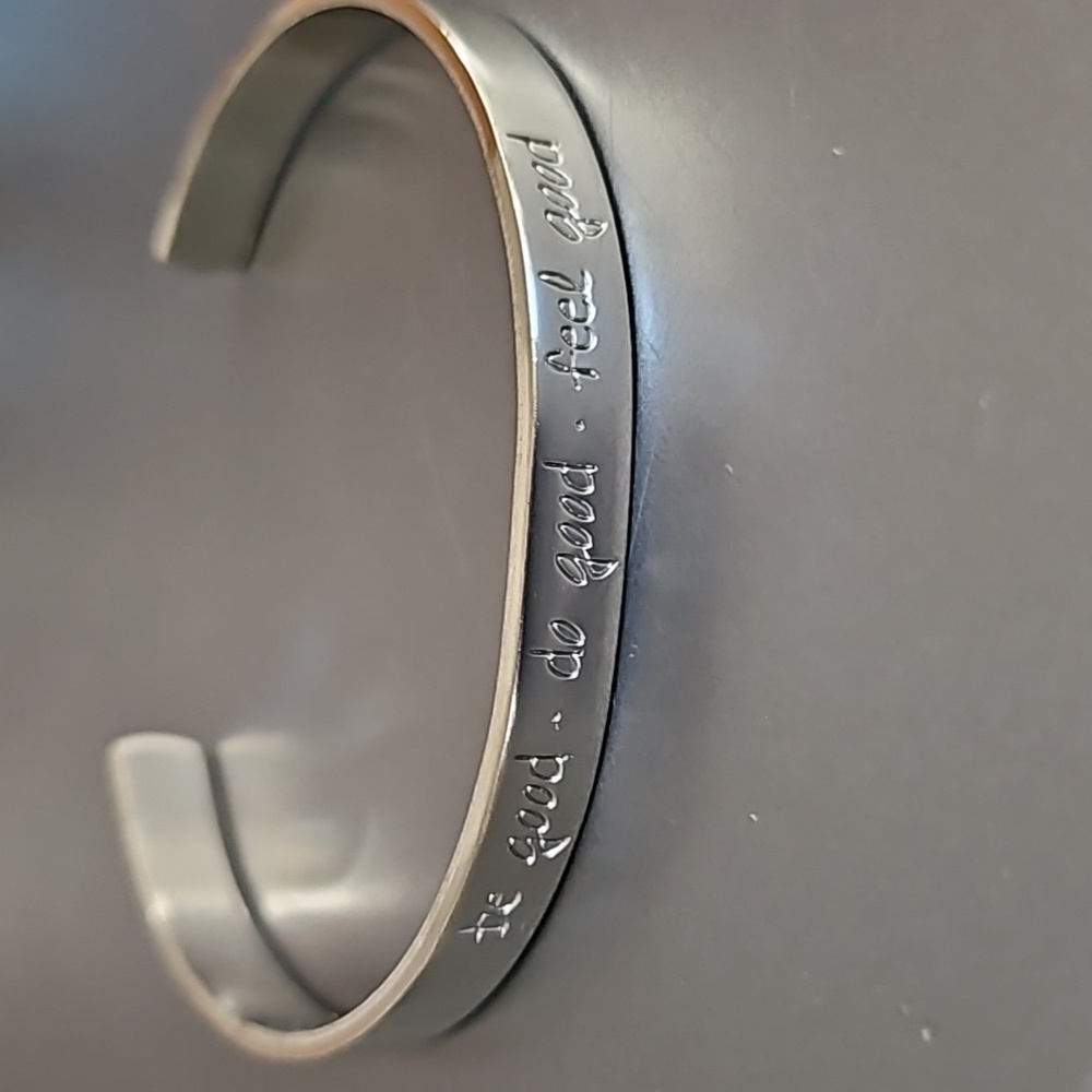 be good, do good, feel good bracelet